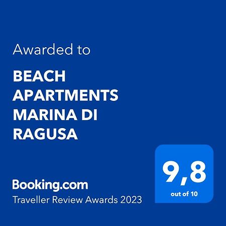 Beach Apartments Marina Di Ragusa Exterior foto